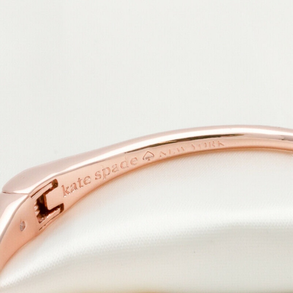 KATE SPADE ♠️ Lady Marmalade Rose Gold Open Cuff - Picture 2 of 5